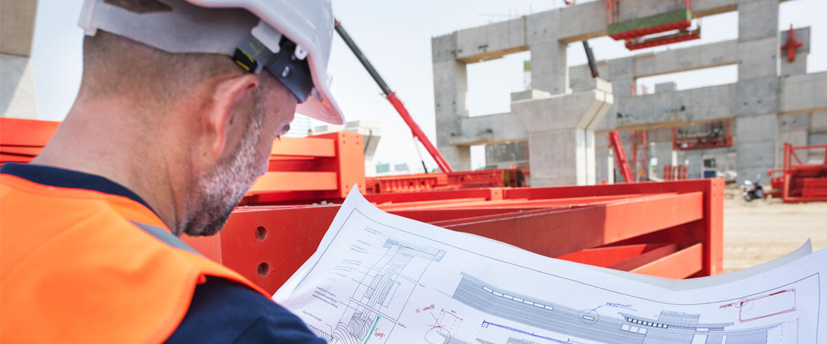 Sicurezza in un cantiere edile